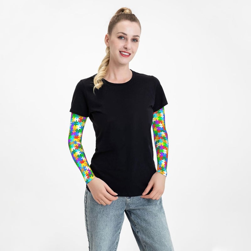 oyebn Arm Sleeves Outdoor Garden Sports Cooling Sun Sleeve for Women Men Farm - Image 5